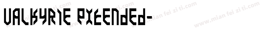 valkyrie Extended字体转换